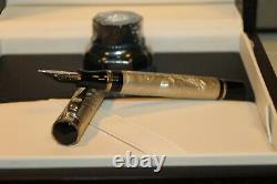 Montegrappa Limited Edition 001 Cosmopolitan Bohemian Paris Silver Fountain Pen