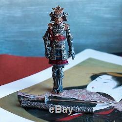 Montegrappa Limited Edition 177 Samurai Figure Sterling Silver Fountain Pen
