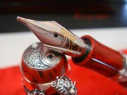 Montegrappa Limited Edition Bruce Lee The Dragon Solid Silver Fountain Pen Grea