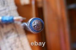 Montegrappa Luxor Fountain Pen Ltd Edition 0170/1912 Sterling Silver 18k M Nib