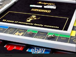 Montegrappa Mr Monopoly Silver Fountain Pen Ltd Ed & Game Retail $5340 Med Nib