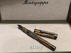 Montegrappa Zero Meteor Shower Fountain Pen Med. Nib 14K Limited Edition 131/300