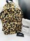 Moschino Women's Printed Backpack Fantasy Print Beige Nwt Authentic