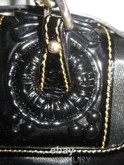 NEW $4750 FENDI Black Pleated Sateen B. Fendi Shoulder Bag Handbag Purse LIMITED
