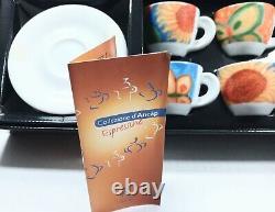NEW! EDIZIONE ANCAP ESPRESSO ITALY Limited Edition Cups & Saucers Set of 6