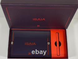 NEW ISAIA x DELTA ITALIAN CRAFTED RED RESIN LIMITED EDITION ROLLERBALL PEN$375