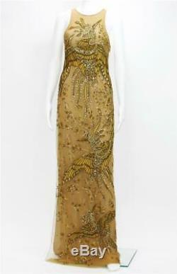 NEW LIMITED EDITION RARE EMILIO PUCCI FULLY BEADED and EMBROIDERED GOWN 42