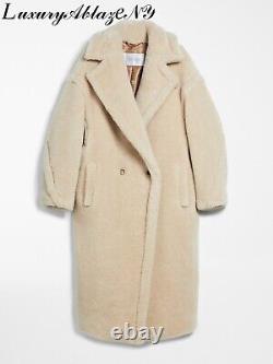 NEW Max Mara Vanilla Teddy Bear Special Edition Lady Ted Coat Winter/Fall M