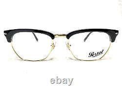 NEW Persol PO3196-V 95 Tailoring Edition Mens Black/Gold Eyeglasses Frames 53/19