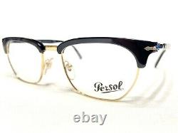 NEW Persol PO3196-V 95 Tailoring Edition Mens Black/Gold Eyeglasses Frames 53/19