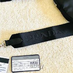 NEW Prada Re-edition 2005 Black Nylon Tessuto Shoulder Crossbody Hobo Bag