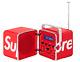 New Supreme Brionvega Radio. Cubo Red Fw22 Limited Edition Supreme Exclusive