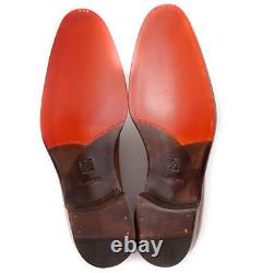 NIB $1985 BRIONI Limited-Edition Brown Wholecut Balmoral US 7 Dress Shoes