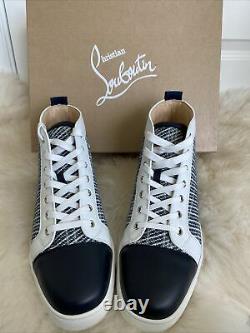 NIB Christian Louboutin Mens Louis Orlato High Top Sneaker Version Multi 44.5