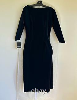 NWT Chiara Boni Aliki Dress 8U. S. Navy-Special Edition Shimmer Techno-Fabric