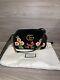 Nwt Gucci Marmont Limited Edition Gg Fawn & Flowers Crossbody Purse Shoulder Bag