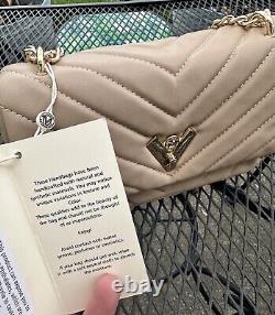 NWT! Valentino Orlandi Handmade Italian Quilted Leather Shoulder Bag