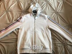 New $1225 Versace Limited Edition Pop Medusa White Multi Color Hoodie Size Large