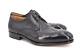 New $2250 Salvatore Ferragamo 7 Ee Wing Tip Black Special Edition Norvegese