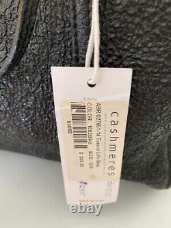 New Abro Italian Leather Terenz Hand Held Bag Retail $295 Designer Textured
