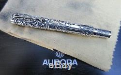 New Aurora Benvenuto Cellini Limited Edition Fountain Pen Medium 18k Nib