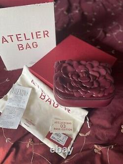 New Authentic Valentino Garavani 03 Rose Edition Atelier Bag With Shoulder Strap