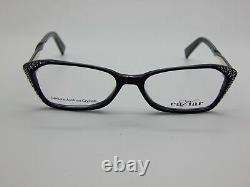 New CAVIAR M 9002 C 24 Black Ivory Limited Edition Austrian Crystal Eyeglasses