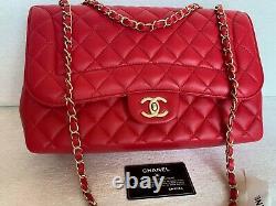 New Chanel Mademoiselle Chic Flap Bag Quilted Lambskin Jumbo Ltd Edition