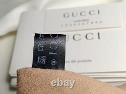 New! Gucci 1955 Horsebit Morsetto Bag Cocoa Leather Gold Hardware Large 602089