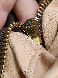New! Gucci 1955 Horsebit Morsetto Bag Cocoa Leather Gold Hardware Large 602089