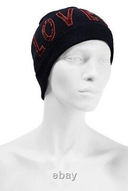 New Gucci BEANIE HAT LOVED Limited Edition