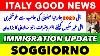 New Italy Meloni Govt Laws Soggiorno Immigration Update Italian News In Urdu Italy News