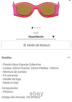 New LOEWE Paulas Ibiza Pink Eyewear Sunglasses Men Women special edition
