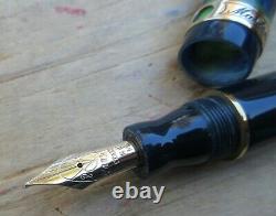 New Marlen La Vite Limited Edition #369 Fountain Pen MEDIUM 14K Nib Key Filler