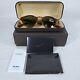 New Persol Po3108s Typewriter Edition 47mm Unisex Sunglasses Striped Brown 2n