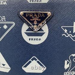New Prada Leather Saffiano BOAT Limited Edition Mens Travel Crossbody Bag Unisex