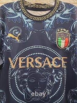 New Puma X Versace Italia Special Edition Soccer Jersey #10 Trevino Size XLarge