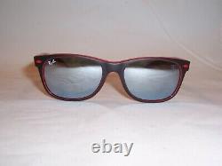 New RAY BAN Sunglasses WAYFARER 2132M F63830 BLACK/SILVER 55mm FERRARI EDITION