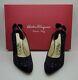 New Salvatore Ferragamo Shoes Women 8.5 Limited Edition Black