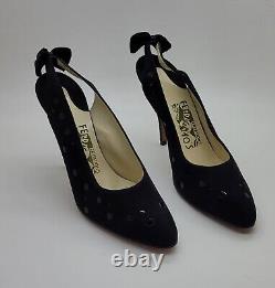 New Salvatore Ferragamo shoes women 8.5 Limited Edition Black