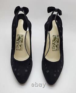 New Salvatore Ferragamo shoes women 8.5 Limited Edition Black