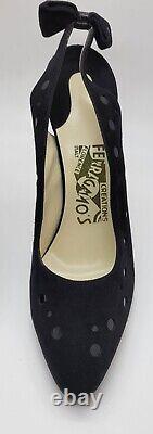 New Salvatore Ferragamo shoes women 8.5 Limited Edition Black