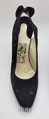 New Salvatore Ferragamo shoes women 8.5 Limited Edition Black