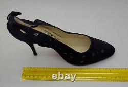 New Salvatore Ferragamo shoes women 8.5 Limited Edition Black