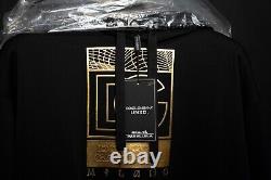 New Very Limited NFT Edition Dolce Gabbana Hoodie Gold and Black, Made in Italy