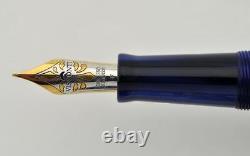 New Visconti Forbidden Blue Vermeil Fountain Pen Limited Edition Of 888 M Nib