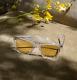 Oliver Peoples Oliver Sun Limited Edition 54mm In Crystal/ Yellow Msrp$584 Iver