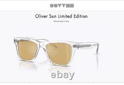 OLIVER PEOPLES OLIVER SUN LIMITED EDITION 54mm in Crystal/ Yellow MSRP$584 IVER