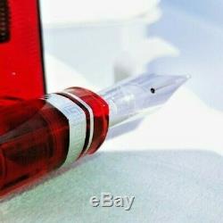 OMAS 360 Vintage Limited Edition 360 Red Demonstrator Fountain Pen, Broad