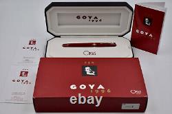 OMAS Extra 1996 Francisco Goya Limited Edition Fountain Pen #0790/1746 B Nib